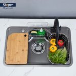 Chậu rửa bát inox KLUGER KT8050FB Plus dòng TAKI 1 hố - Ảnh 8