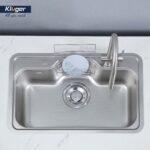 Chậu rửa bát inox KLUGER KT8050FS Basic dòng TAKI 1 hố - Ảnh 4