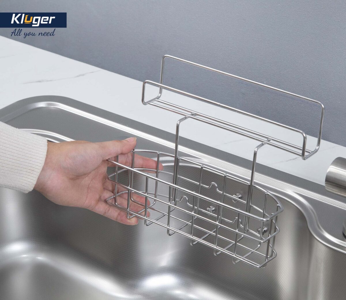 Chậu rửa bát inox KLUGER KT8050FS Basic dòng TAKI 1 hố - Ảnh 5