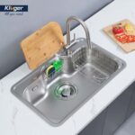 Chậu rửa bát inox KLUGER KT8050FS Plus dòng TAKI 1 hố - Ảnh 13