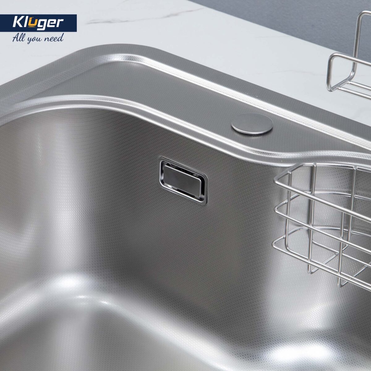 Chậu rửa bát inox KLUGER KT8050FS Plus dòng TAKI 1 hố - Ảnh 5