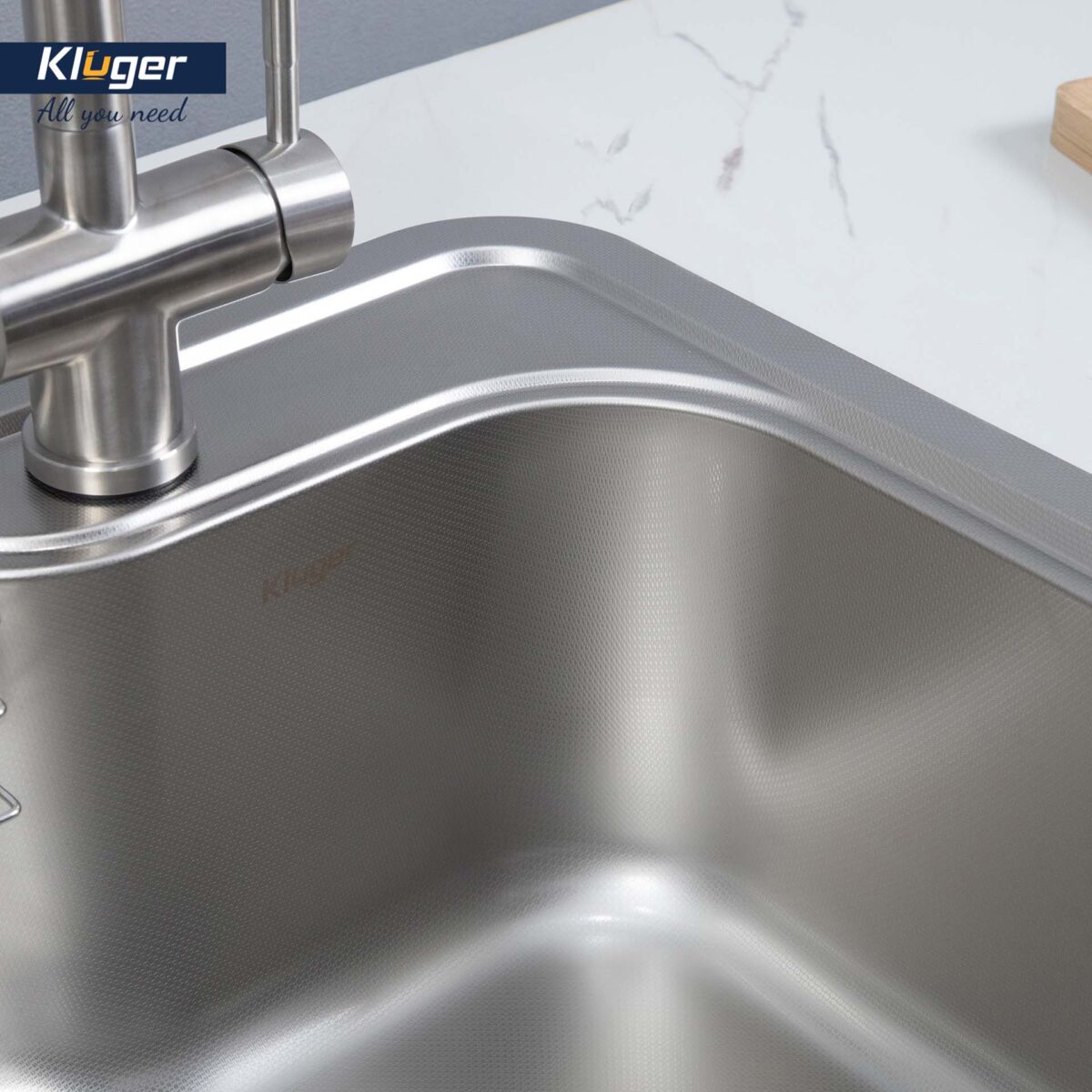 Chậu rửa bát inox KLUGER KT8050FS Plus dòng TAKI 1 hố - Ảnh 6