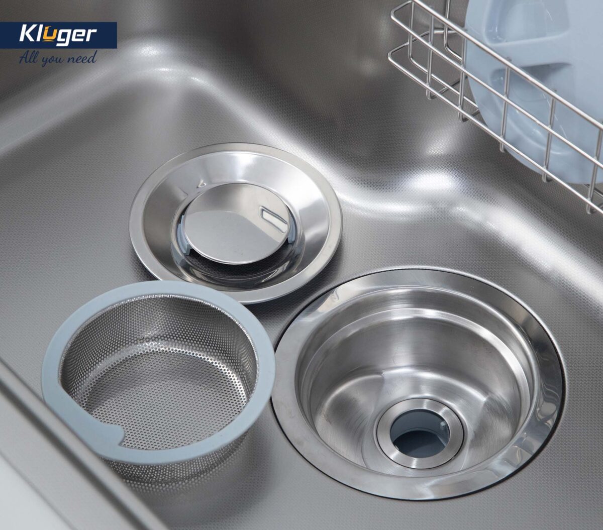 Chậu rửa bát inox KLUGER KT8050FS Plus dòng TAKI 1 hố - Ảnh 9