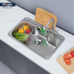 Chậu rửa bát inox KLUGER KT8050SL Plus dòng TAKI 1 hố - Ảnh 3
