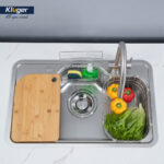 Chậu rửa bát inox KLUGER KT8050SL Plus dòng TAKI 1 hố - Ảnh 7