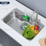 Chậu rửa bát inox KLUGER KT8050SL Plus dòng TAKI 1 hố - Ảnh 11