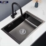 Chậu rửa bát inox KLUGER KU8121B dòng K200 1 hố - Ảnh 5