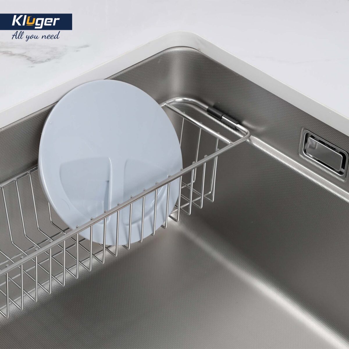 Chậu rửa bát inox KLUGER KU8844FS Plus dòng MOD 1 hố - Ảnh 8