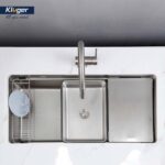 Chậu rửa bát inox KLUGER KU8844FS Plus dòng MOD 1 hố - Ảnh 6