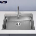 Chậu rửa bát inox KLUGER KW8181FS Basic dòng K800 1 hố - Ảnh 5