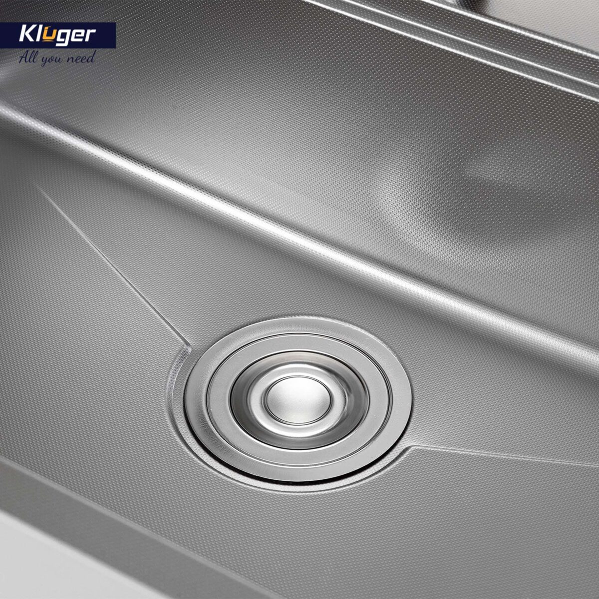 Chậu rửa bát inox KLUGER KW8181FS Basic dòng K800 1 hố - Ảnh 8