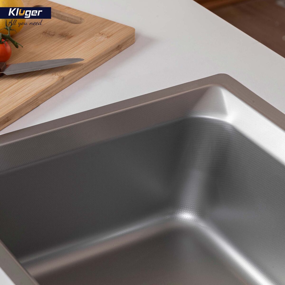 Chậu rửa bát inox KLUGER KW8191FS dòng K900 1 hố - Ảnh 10