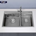 Chậu rửa bát inox KLUGER KW8211S dòng K2 100 2 hố - Ảnh 7