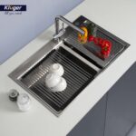 Chậu rửa bát inox KLUGER KW8211S dòng K2 100 2 hố - Ảnh 9