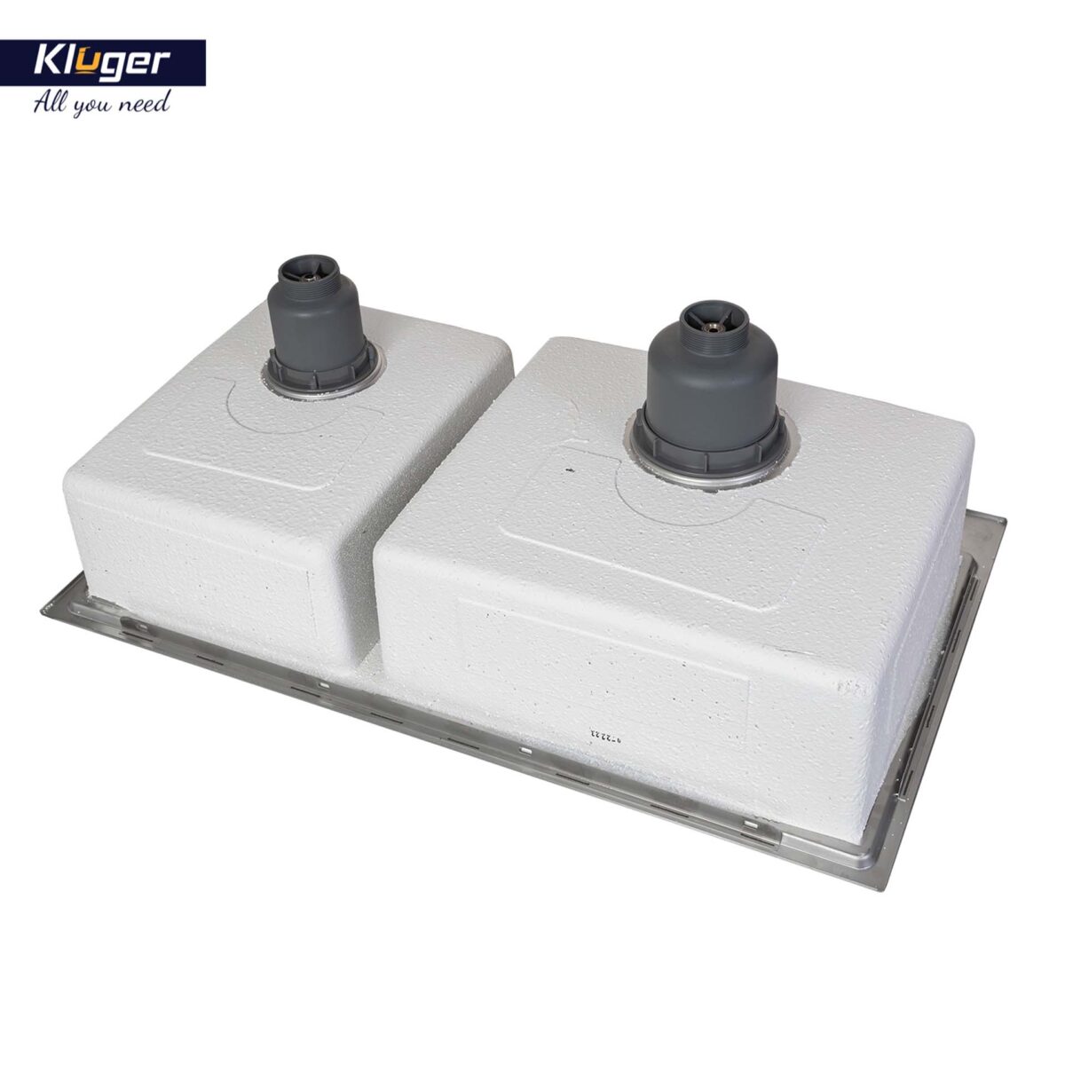 Chậu rửa bát inox KLUGER KW8211S dòng K2 100 2 hố - Ảnh 10