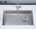 Chậu rửa bát inox KLUGER KY7545SL Basic dòng TOYA 1 hố - Ảnh 5