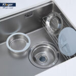 Chậu rửa bát inox KLUGER KY7545SL Basic dòng TOYA 1 hố - Ảnh 8