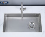 Chậu rửa bát inox KLUGER KY7545SL Plus dòng TOYA 1 hố - Ảnh 5