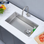 Chậu rửa bát inox KLUGER KY8045SL Basic dòng TOYA 1 hố - Ảnh 3
