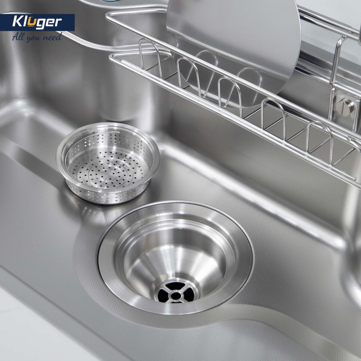 Chậu rửa bát inox KLUGER KF7848FS Plus dòng TAKA 1 hố - Ảnh 15