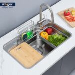 Chậu rửa bát inox KLUGER KF7848FS Plus dòng TAKA 1 hố - Ảnh 9
