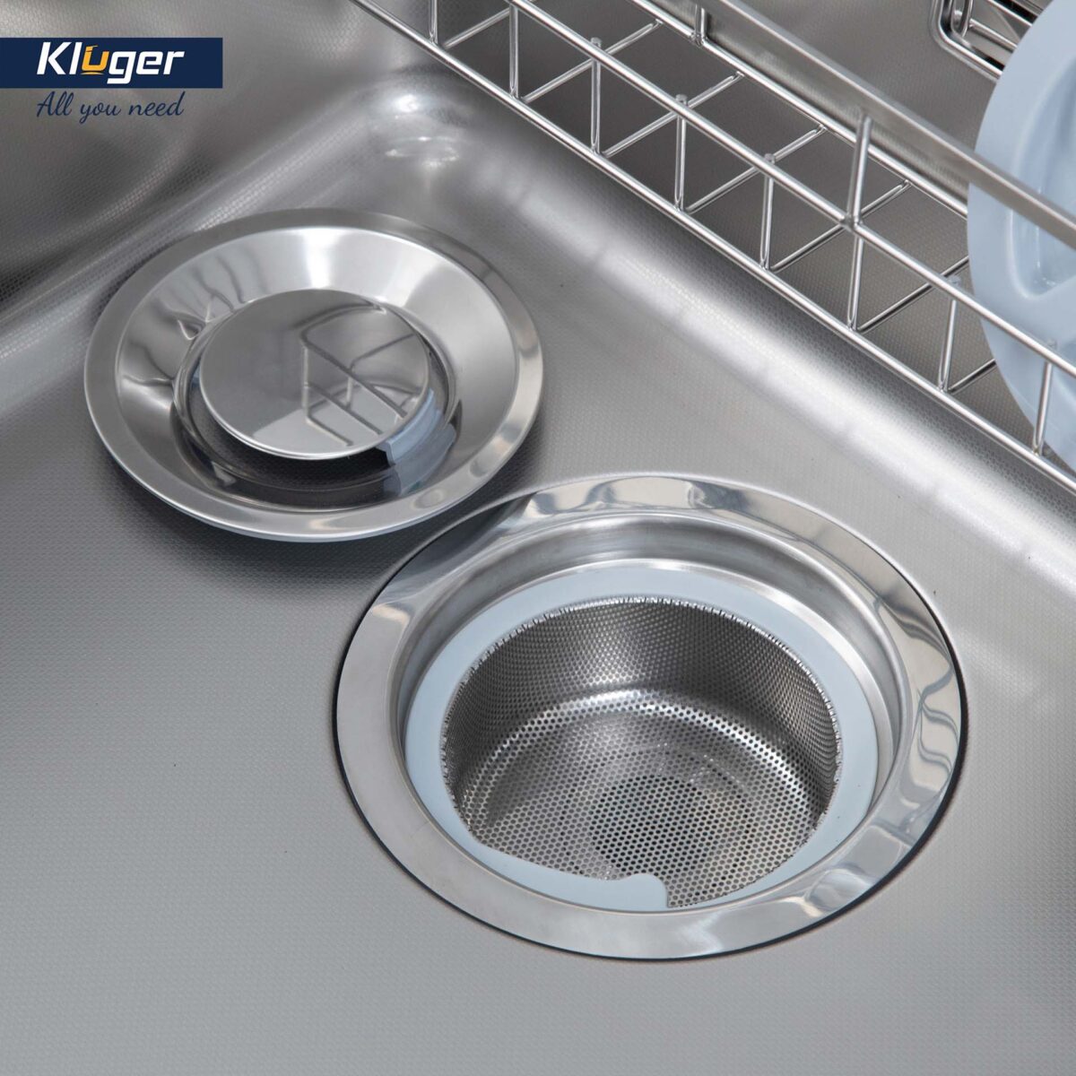 Chậu rửa bát inox KLUGER KH8048FS Plus dòng HARU 1 hố - Ảnh 10