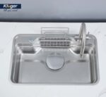 Chậu rửa bát inox KLUGER KF7848FS Basic dòng TAKA 1 hố - Ảnh 9