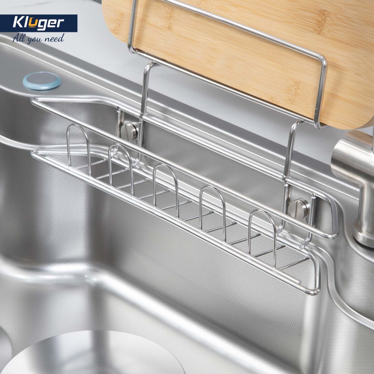 Chậu rửa bát inox KLUGER KF7848FS Basic dòng TAKA 1 hố - Ảnh 11