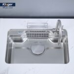 Chậu rửa bát inox KLUGER KF7848FS Basic dòng TAKA 1 hố - Ảnh 6