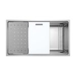 Chậu rửa bát inox KLUGER KG7644FS Plus dòng K600 1 hố