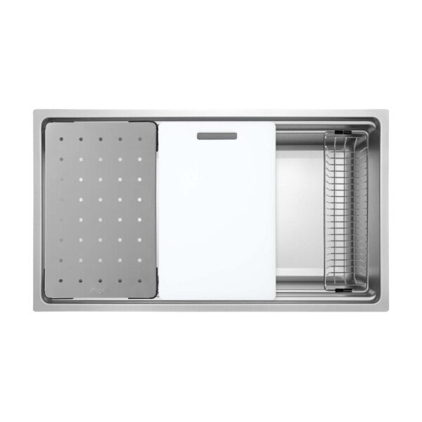 Chậu rửa bát inox KLUGER KG7644FS Plus dòng K600 1 hố