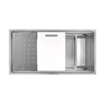 Chậu rửa bát inox KLUGER KG8644FS Plus dòng K600 1 hố
