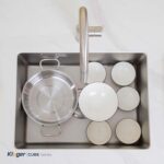 Chậu rửa bát inox KLUGER KU6045FS Basic dòng CUBE 1 hố - Ảnh 16