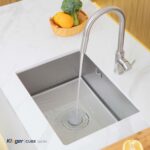 Chậu rửa bát inox KLUGER KU6045FS Basic dòng CUBE 1 hố - Ảnh 9