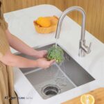 Chậu rửa bát inox KLUGER KU6045FS Basic dòng CUBE 1 hố - Ảnh 10