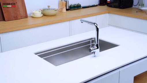 Chau rua bat inox NOBINOX LIRA NJ566D 1