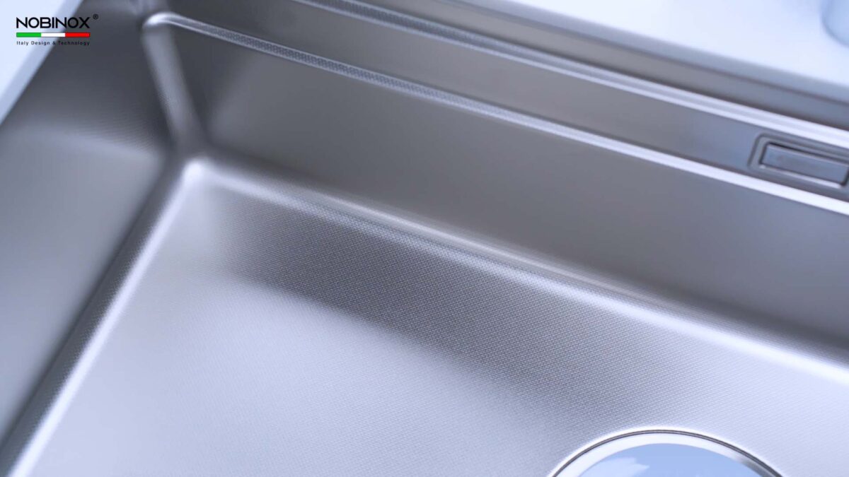 Chậu rửa bát inox NOBINOX LIRA NJ566D 1 hố - Ảnh 16