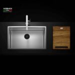 Chậu rửa bát inox NOBINOX TASCA DURIX NT624 CA80FD 1 hố - Ảnh 3
