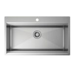 Chậu rửa bát inox NOBINOX TASCA STEP NT685T SA8000B