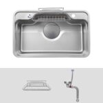 Chậu rửa bát inox KLUGER KF7848FS Basic dòng TAKA 1 hố - Ảnh 3