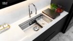 Chậu rửa bát inox NOBINOX LIRA NJ562D 1 hố - Ảnh 4