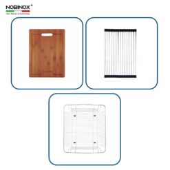 Phu kien Chau rua bat inox NOBINOX LIKEN NL749