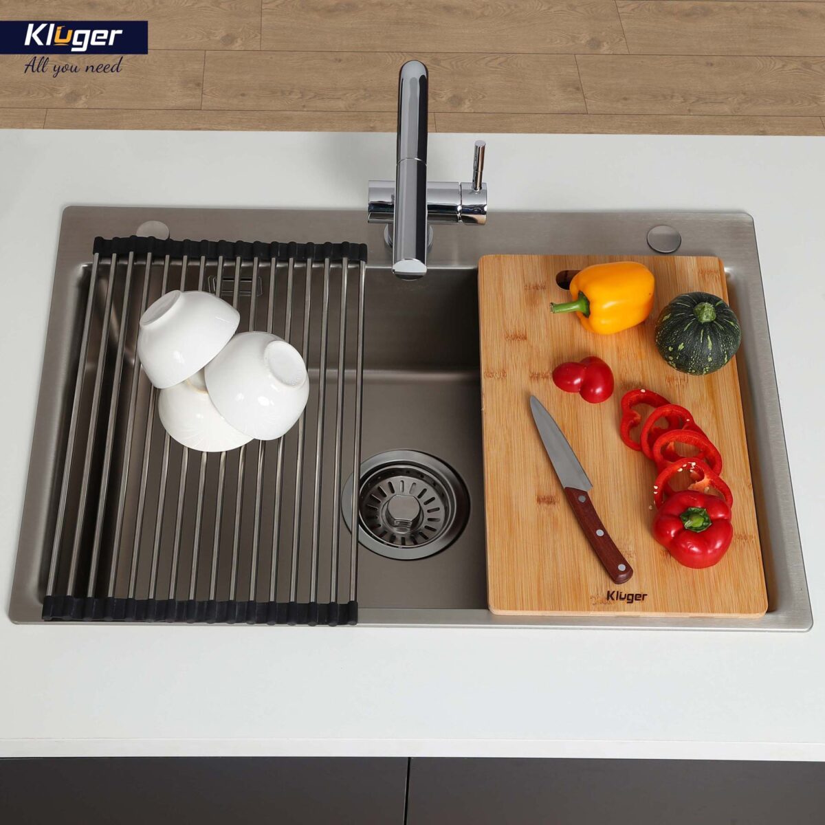 Thớt KLUGER KCB-104W gỗ - Ảnh 5