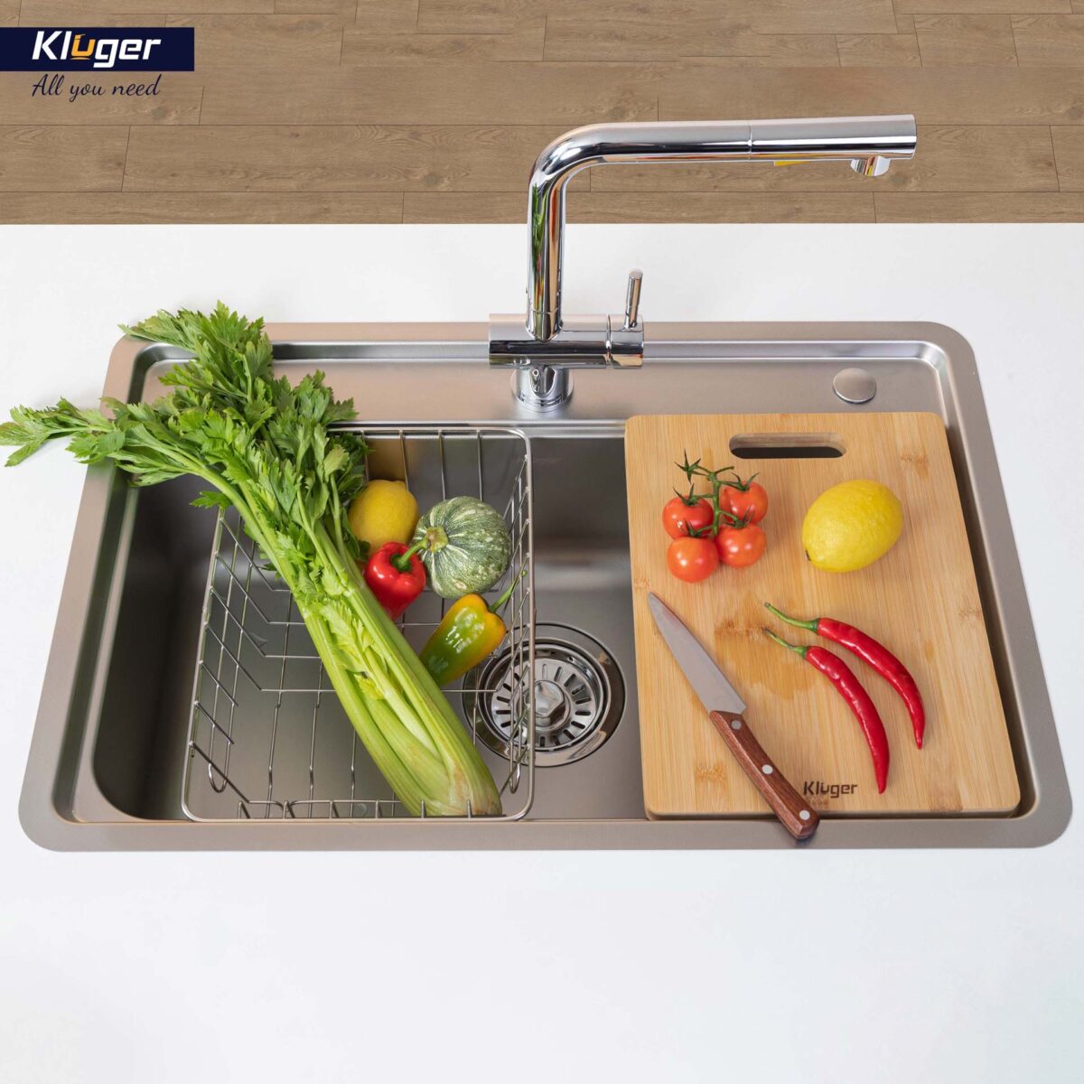 Thớt KLUGER KCB-104W gỗ - Ảnh 7