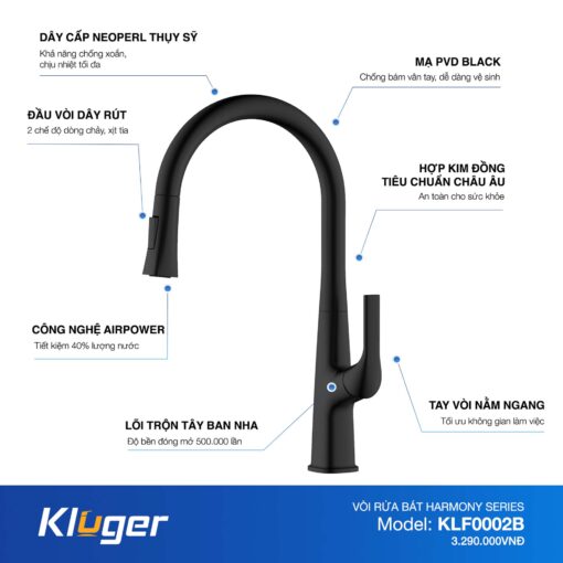 Voi bep Kluger KLF0002B