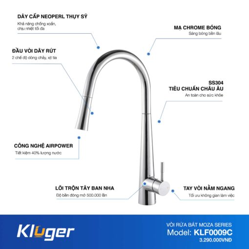 Voi bep Kluger KLF0009C