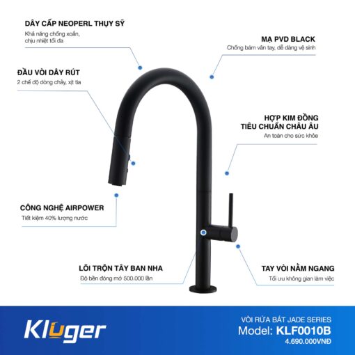 Voi bep Kluger KLF0010B