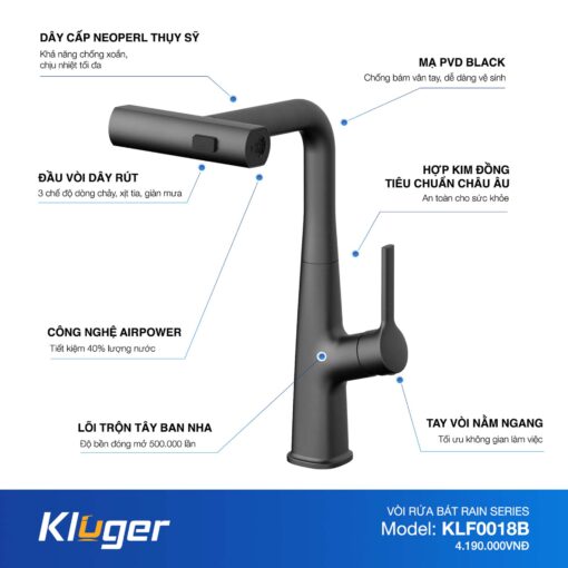 Voi bep Kluger KLF0018B