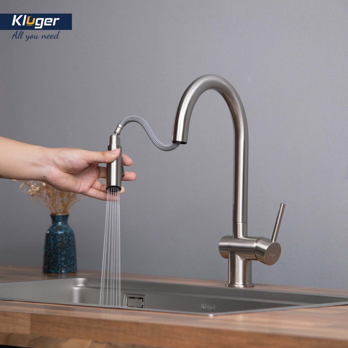 Vòi rửa bát KLUGER KLF0008SS - Ảnh 6