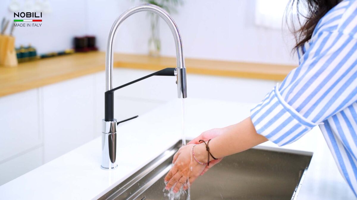 Vòi rửa bát NOBINOX HERON NB228 HR125300CB - Ảnh 6